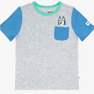 Little Sleepies Bluey Graphic Pocket Tee 2T